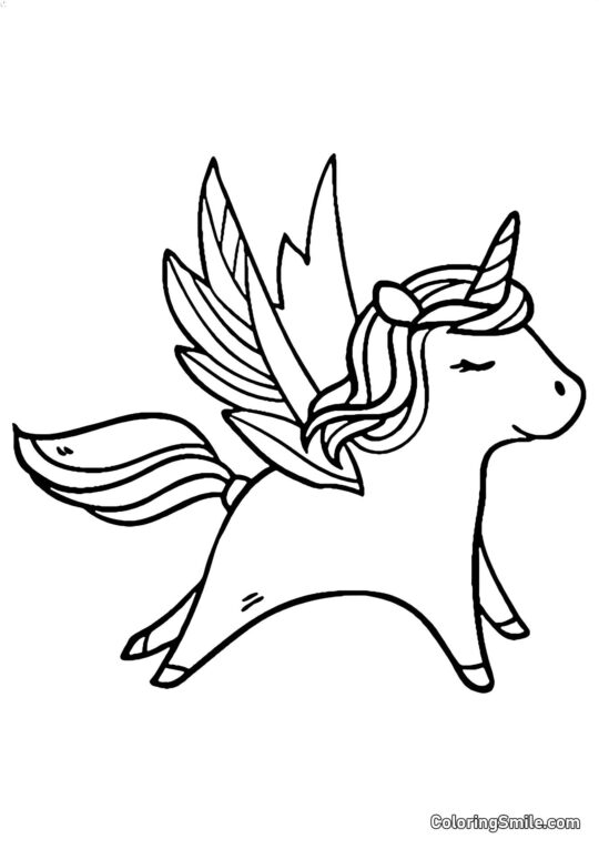 Licorne sifflante - Page de Coloriage