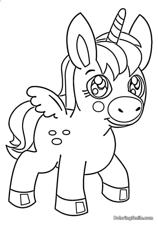 Hérisson licorne - Page de Coloriage