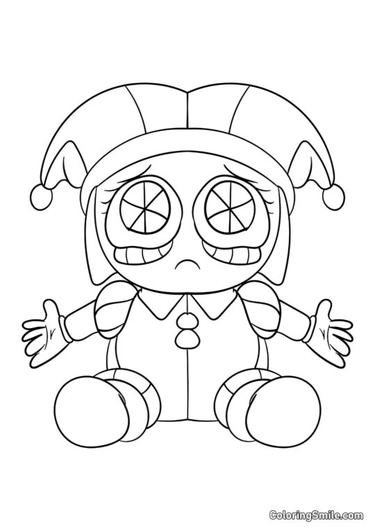 Pomni Cavernicole - Page de Coloriage