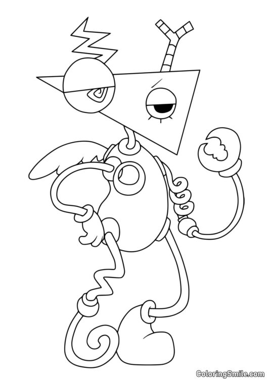 Zubl Loup - Page de Coloriage