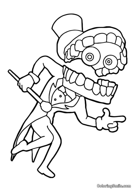 Débutant du Manège Keyn - Page de Coloriage