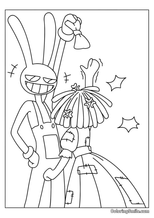 Jacks Épuise Ragata - Page de Coloriage