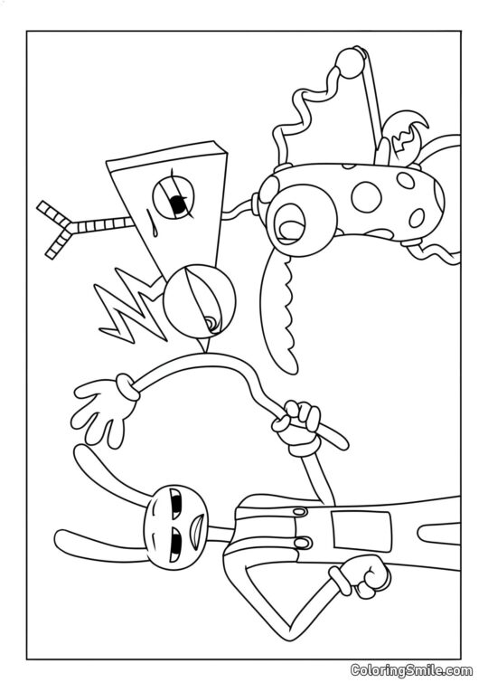 Jacks et Zubl - Page de Coloriage