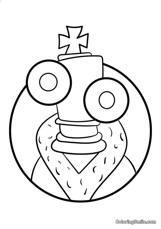 Portrait de Corail - Page de Coloriage