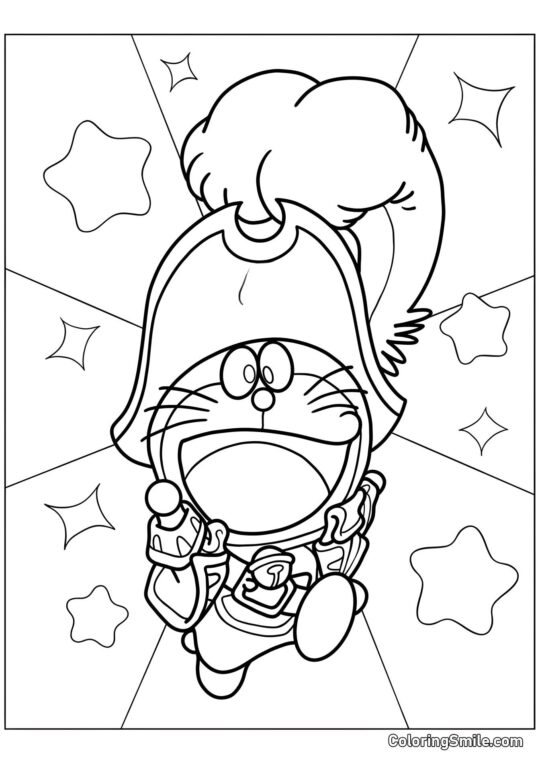 Doraemon pirate Doraemon pirate - Page de Coloriage