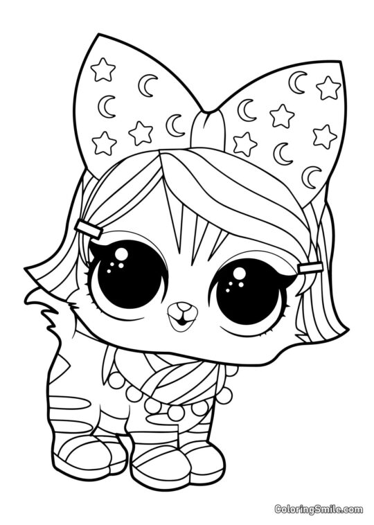 LOL rare animal de compagnie chaton Noch - Page de Coloriage