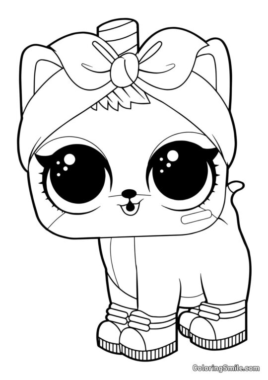LOL animal de compagnie chat Ouvrier - Page de Coloriage