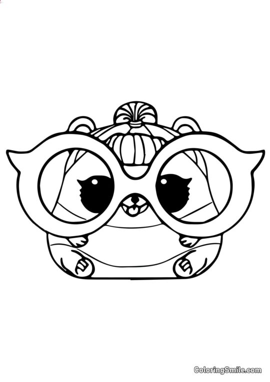 LOL animal de compagnie hamster - Page de Coloriage