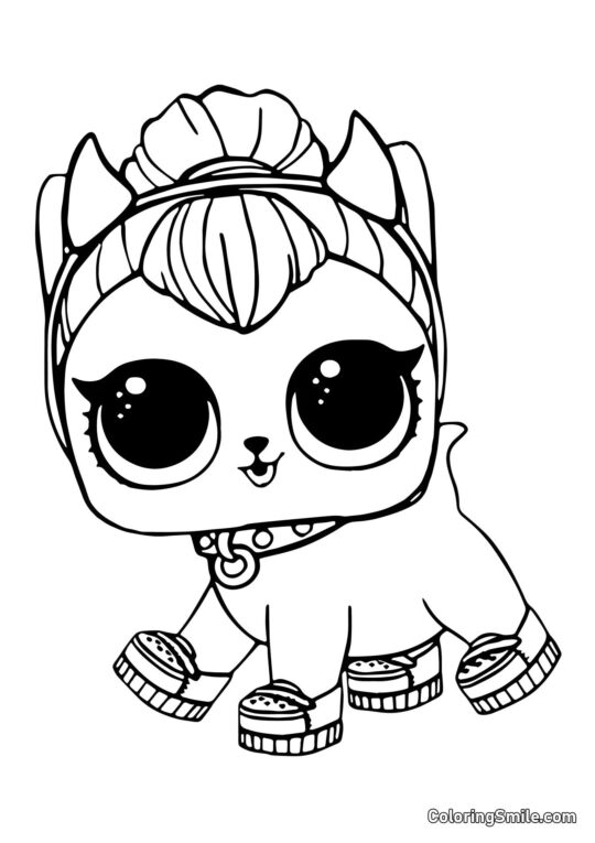 LOL animal de compagnie chaton Perchinka - Page de Coloriage