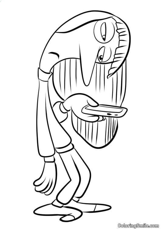 Émotion Tristesse avec télécommande Émotion Tristesse avec télécommande - Page de Coloriage