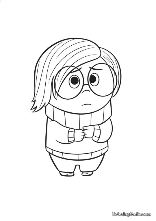 Tristesse Tristesse - Page de Coloriage