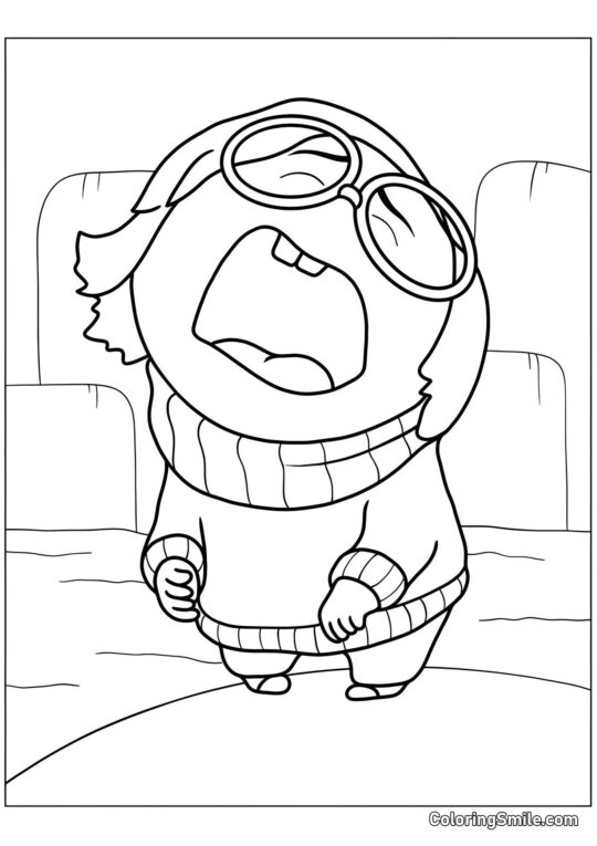 Émotion Sensible Tristesse Émotion Sensible Tristesse - Page de Coloriage