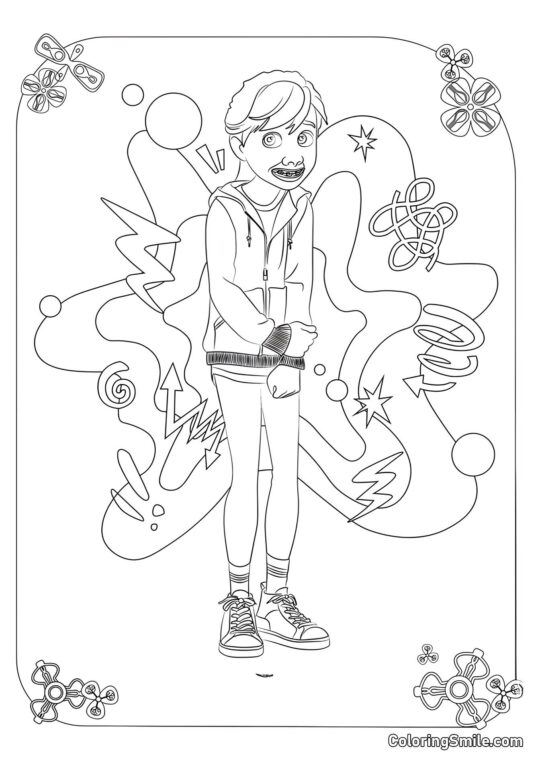 Riley Andersen en pleine croissance Riley Andersen en pleine croissance - Page de Coloriage