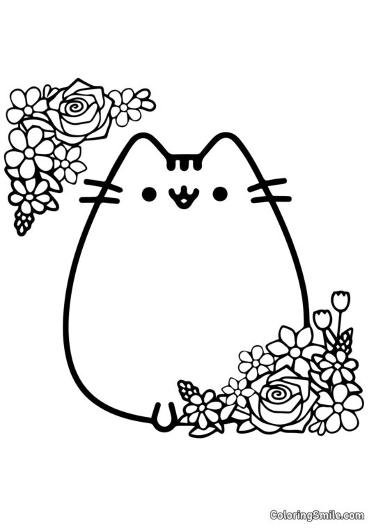Pusheen le chat Pusheen le chat - Page de Coloriage