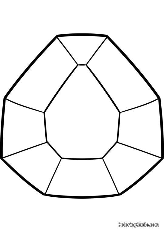 Diamant - Page de Coloriage