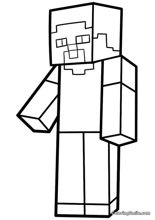 Steve - Page de Coloriage