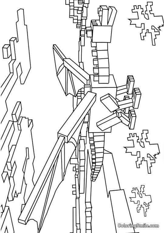 Dragon de l&rsquo;End - Page de Coloriage