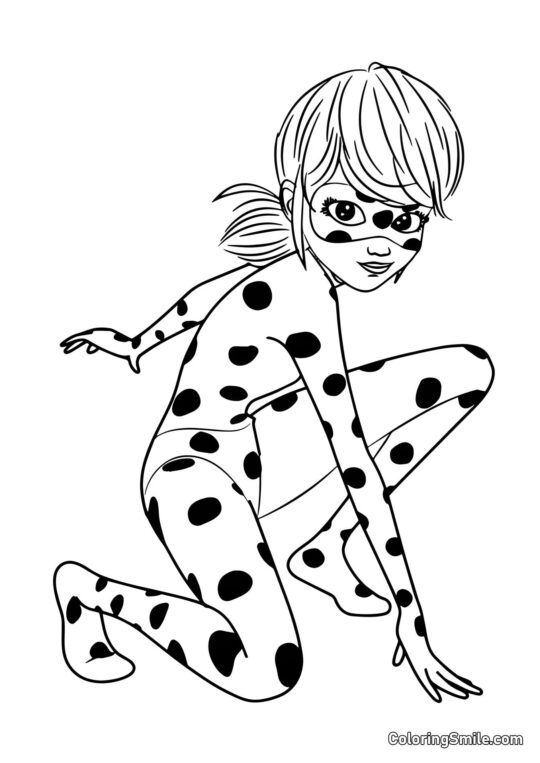 Merveilleuse Coccinelle - Page de Coloriage