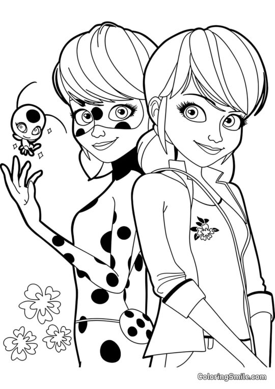 Transformation de la Coccinelle - Page de Coloriage