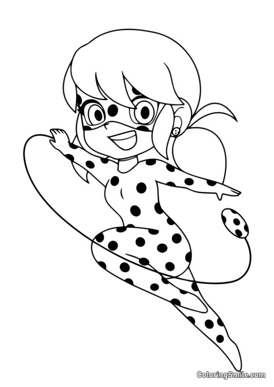 Bébé Coccinelle - Page de Coloriage