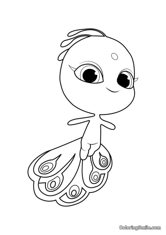 Duusu — Kwami des émotions - Page de Coloriage