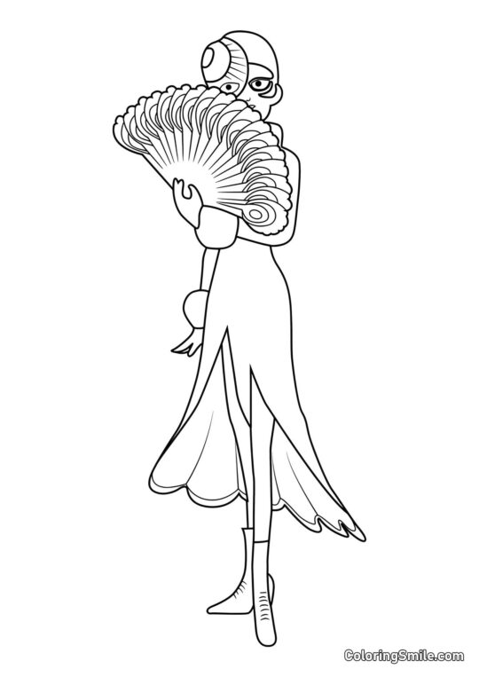 Mayura de Coccinelle - Page de Coloriage