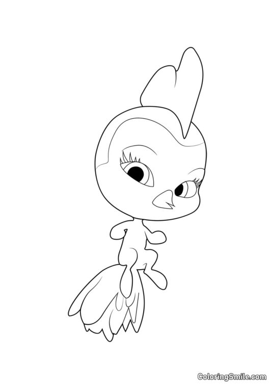 Orikko — Kwami de la prétention - Page de Coloriage