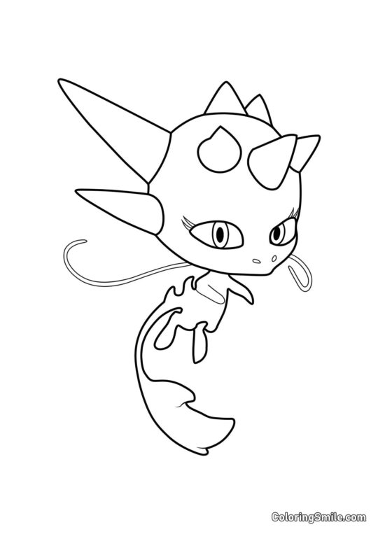 Longg — Kwami de la perfection - Page de Coloriage