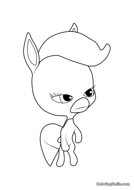 Kaalki — Kwami de la téléportation - Page de Coloriage