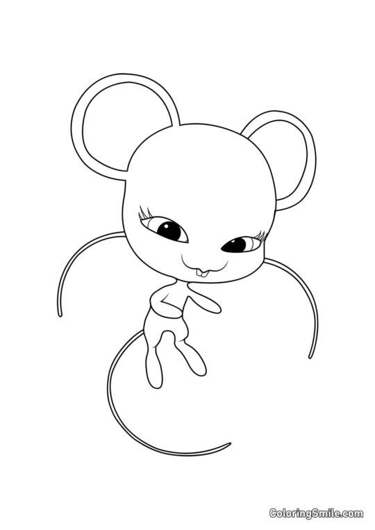 Mullo — Kwami de la multiplication - Page de Coloriage