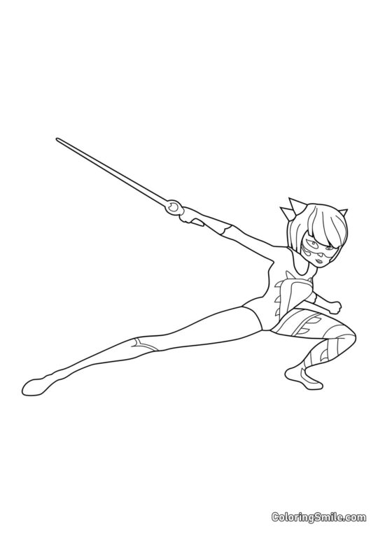 Kagami en Ryuko - Page de Coloriage