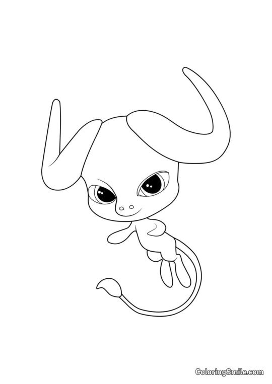 Stompp — Kwami de la détermination - Page de Coloriage