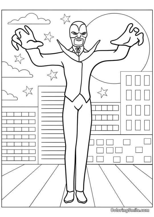 Papillon Maléfique - Page de Coloriage