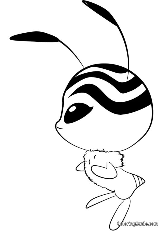 Pollen Kwami - Page de Coloriage