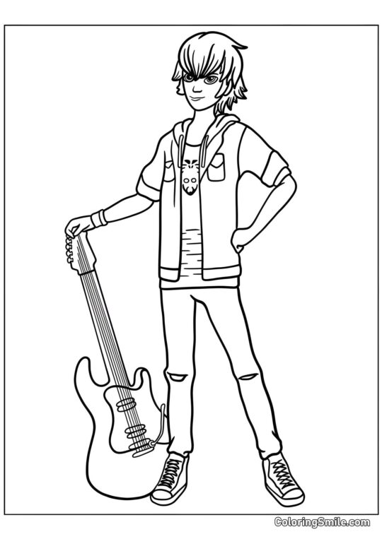 Luka Couffaine - Page de Coloriage