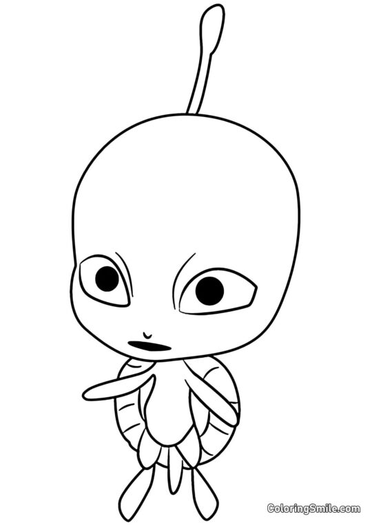 Wayzz Kwami - Page de Coloriage