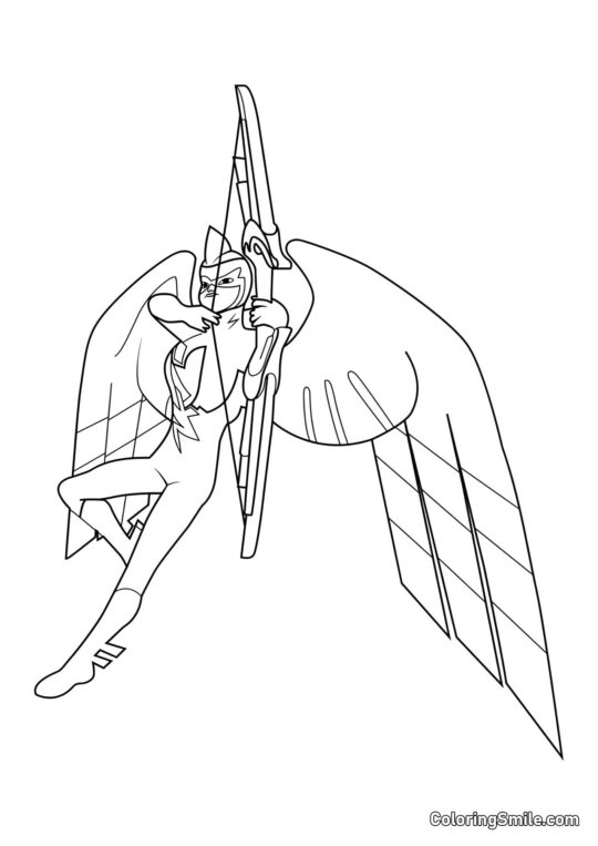 Cupidon Noir de Coccinelle - Page de Coloriage