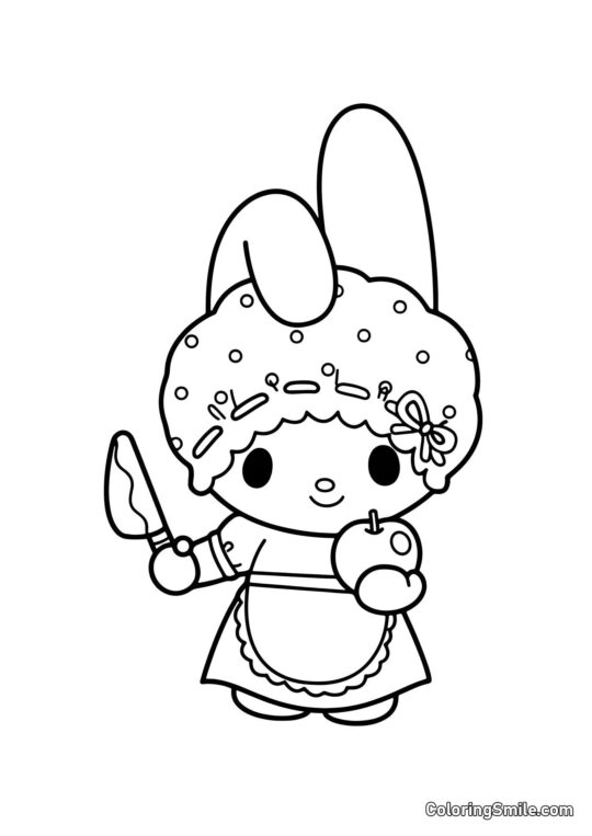 Maman My Melody - Page de Coloriage