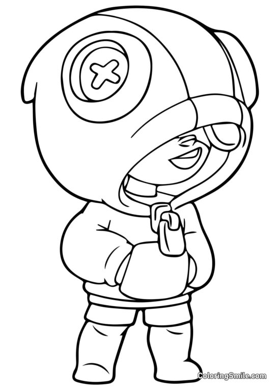 Leon Brawl Stars Leon Brawl Stars - Page de Coloriage