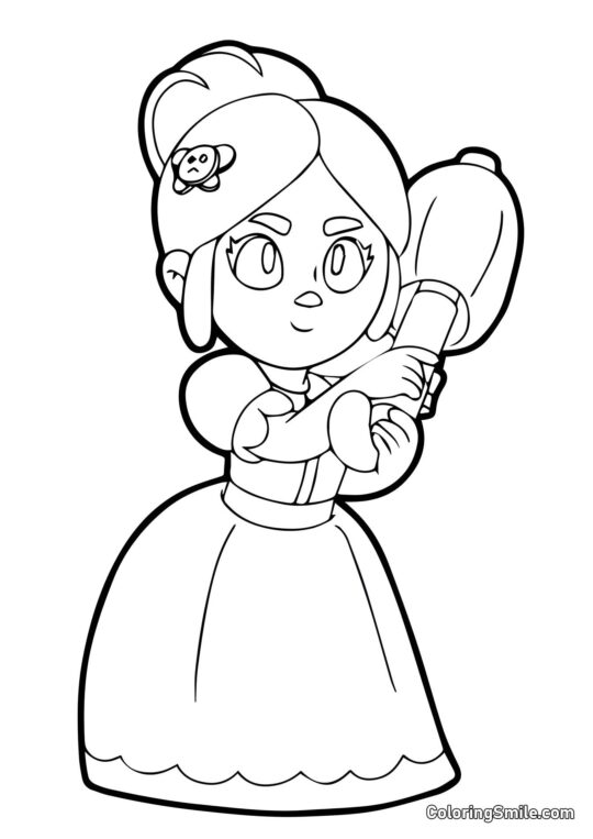 Piper Brawl Stars Piper Brawl Stars - Page de Coloriage
