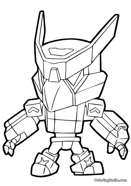 Mecha Crow Brawl Stars Mecha Crow Brawl Stars - Page de Coloriage