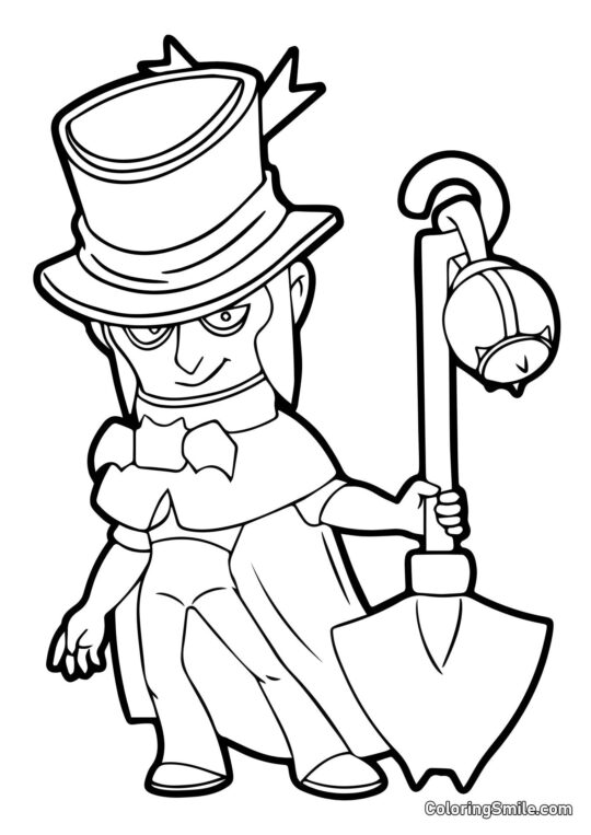 Mortis Brawl Stars Mortis Brawl Stars - Page de Coloriage