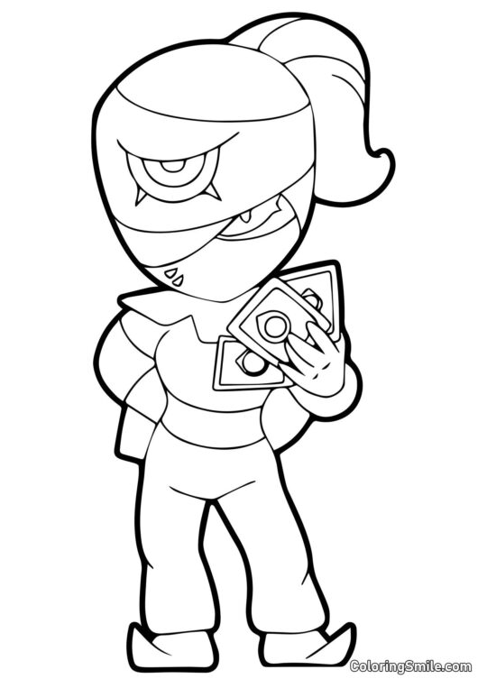 Tara Brawl Stars Tara Brawl Stars - Page de Coloriage