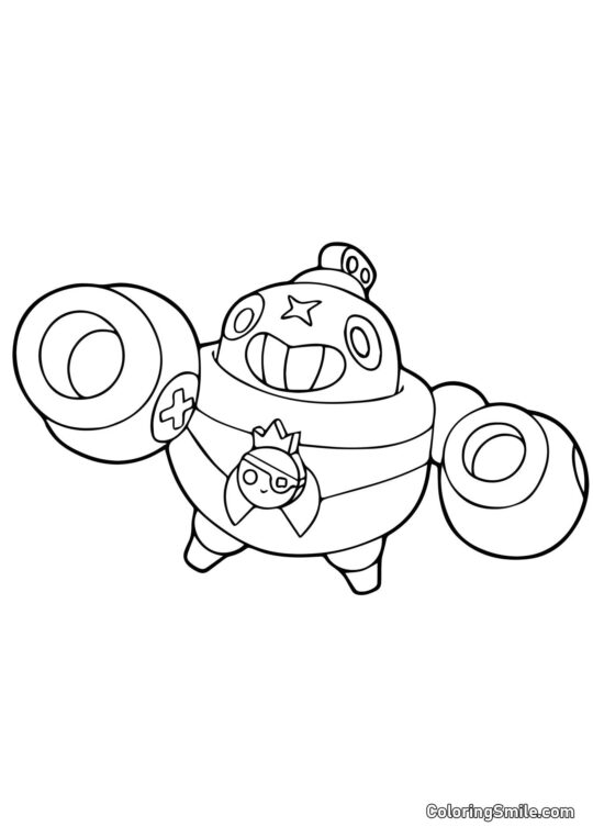 Tick Brawl Stars Tick Brawl Stars - Page de Coloriage