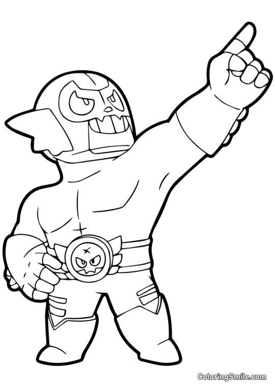 El Rudo Primo Brawl Stars El Rudo Primo Brawl Stars - Page de Coloriage