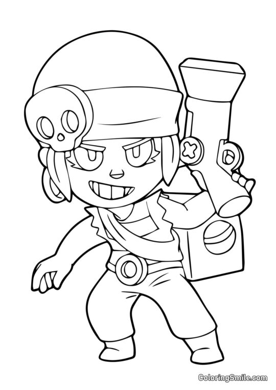 Penny Brawl Stars Penny Brawl Stars - Page de Coloriage