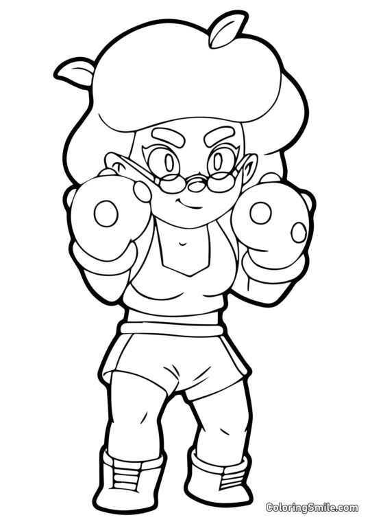 Rosa Brawl Stars Rosa Brawl Stars - Page de Coloriage