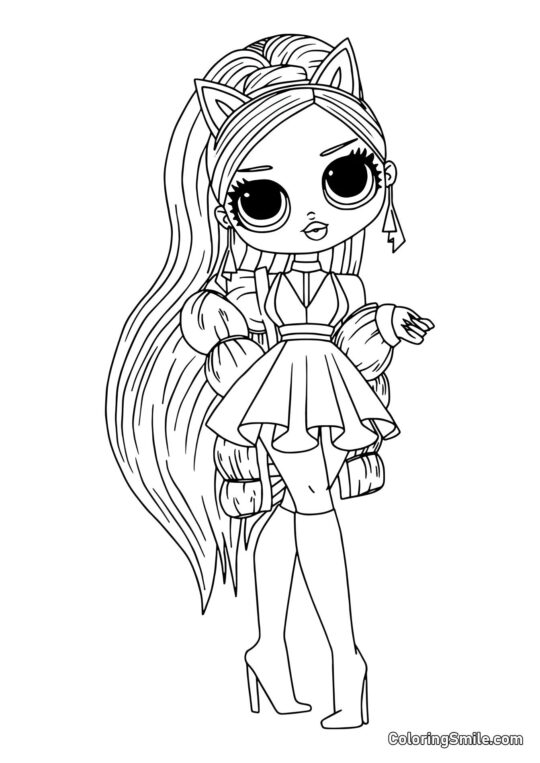 LOL OMG Grande Sœur Murr - Page de Coloriage