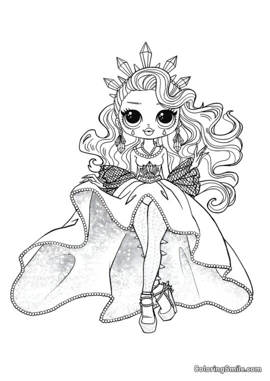 LOL OMG Étoile Cristal - Page de Coloriage