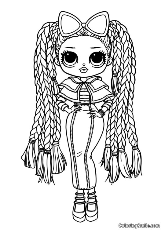 Dazzle LOL OMG Lumières - Page de Coloriage